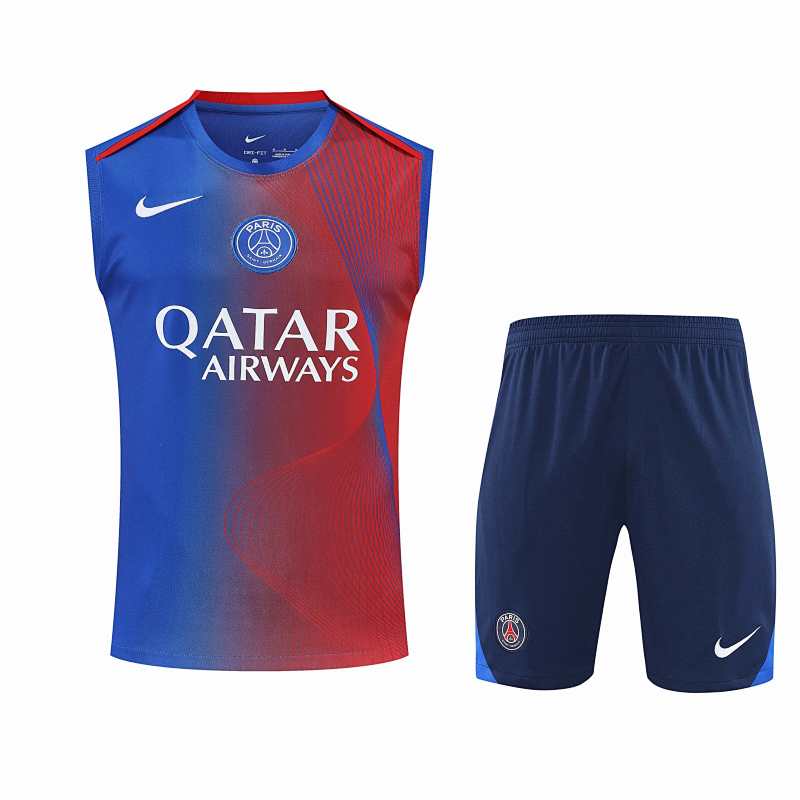 Paris Saint-Germain F.C. Training Clothes Suit Vest Fan Version