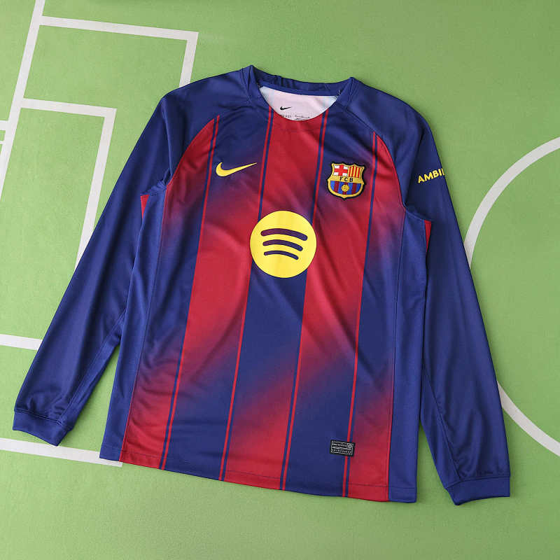 FC Barcelona Barça Home Long Sleeve Fan Version