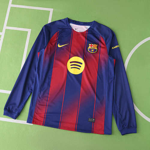 FC Barcelona Barça Home Long Sleeve Fan Version
