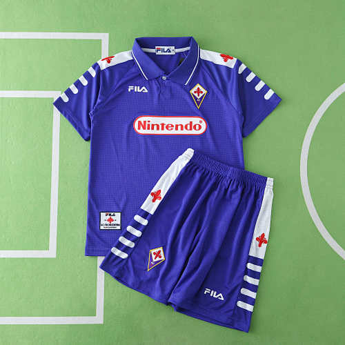 Acf Fiorentina Home Retro Kids Kit