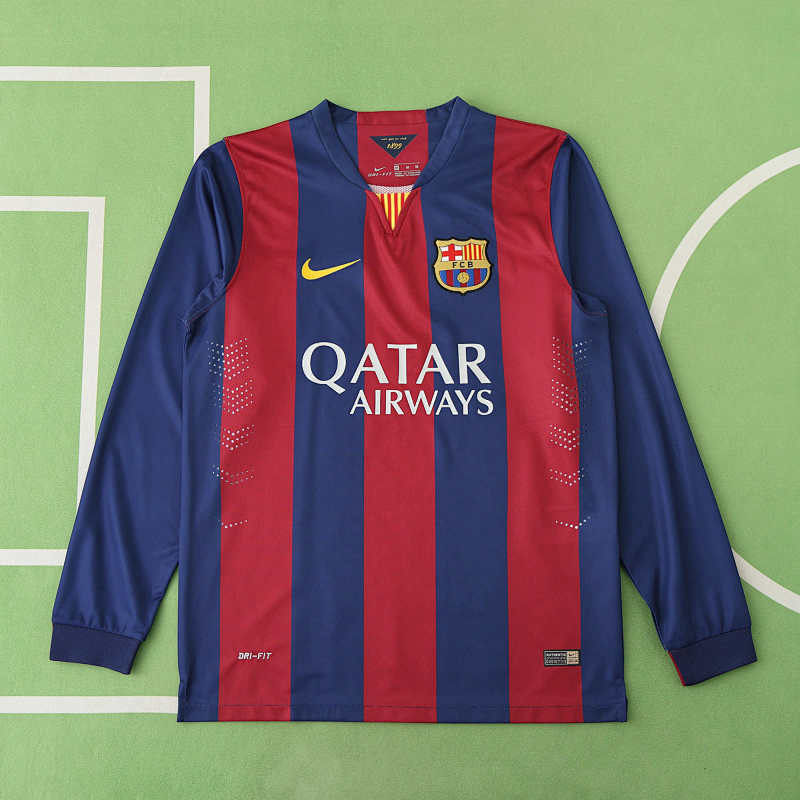 FC Barcelona Barça Home Long Sleeved Retro Fan Version