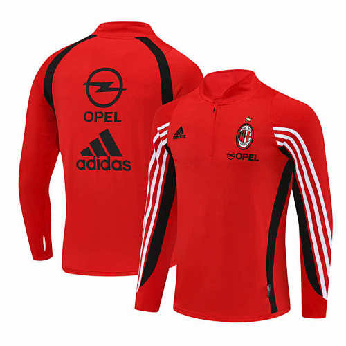 A.C. Milan Red Half Pull Training Suit