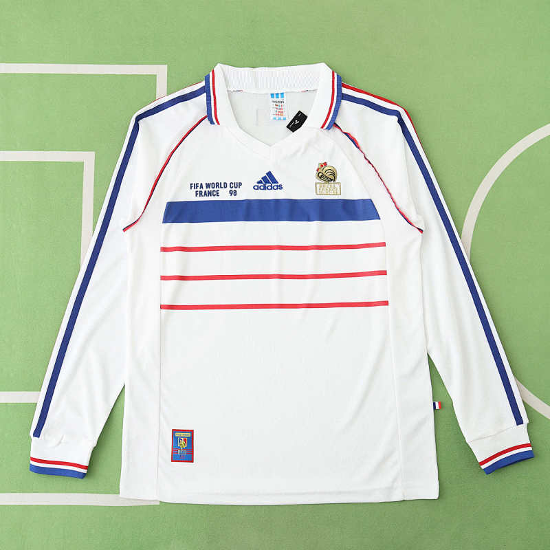 France Away Long Sleeved Retro Fan Version