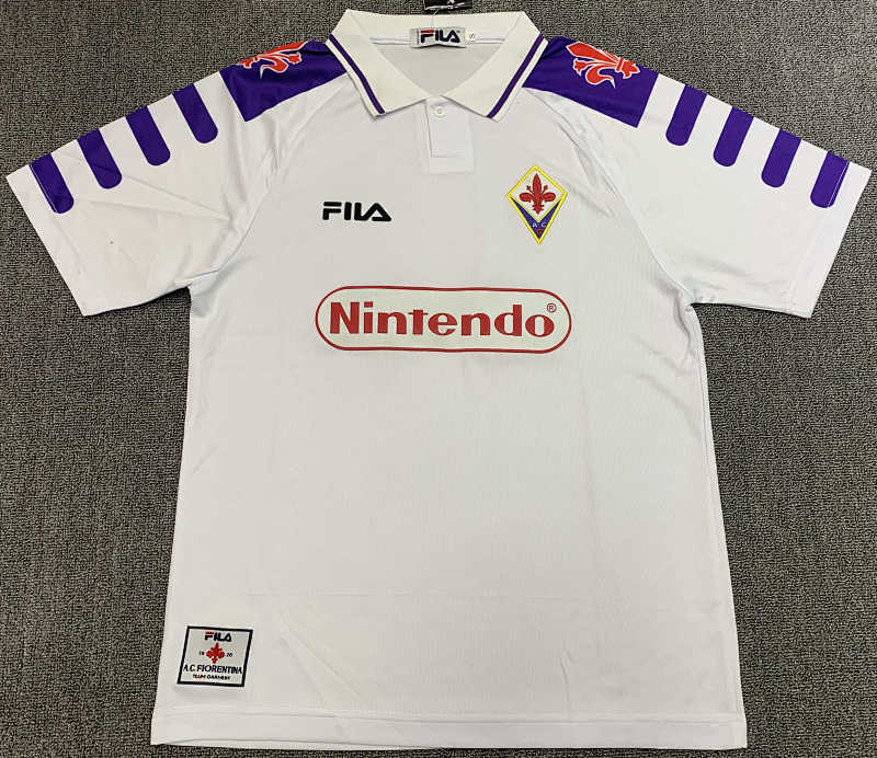 Acf Fiorentina Away Retro Fan Version
