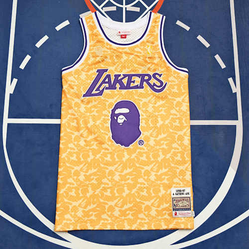 Nba Bape X Mitchell L.A. Lakers 93 Bape