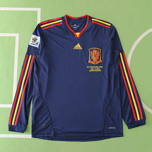 Uefa Spain Away Long Sleeved Retro Fan Version
