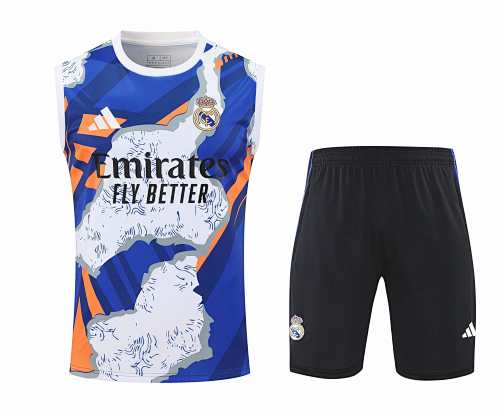 Real Madrid CF Training Clothes Suit Vest Fan Version