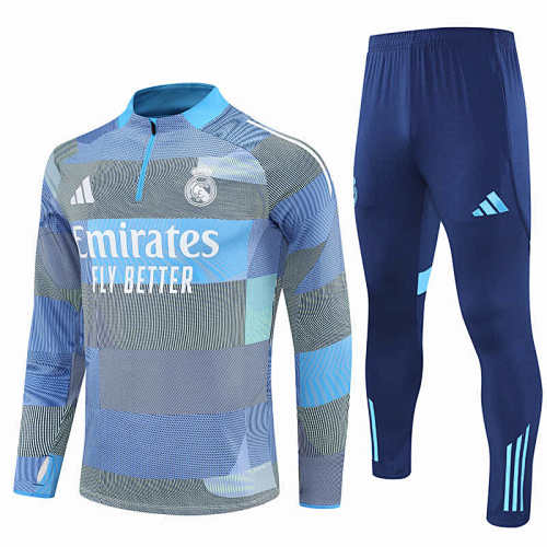 Real Madrid CF Half Zip Training Suit Set