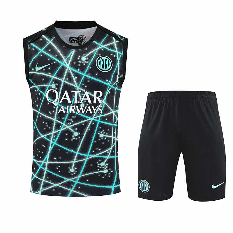 F.C. Internazionale Milano Training Clothes Suit Vest Fan Version