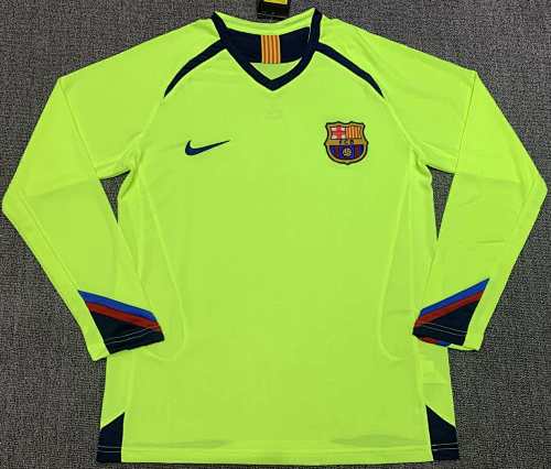 Barcelona Away Long Sleeved Retro Fan Version