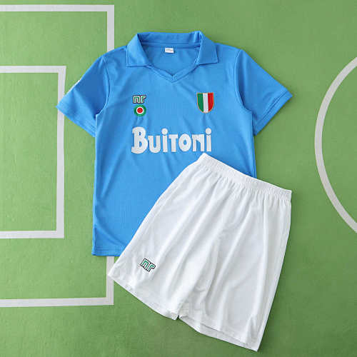 S.s.c. Napoli Home Retro Kids Kit