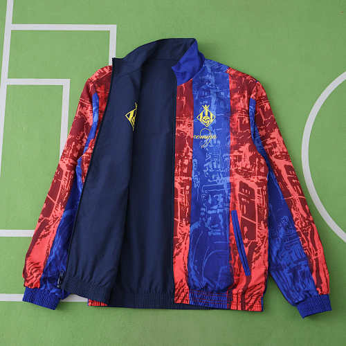 FC Barcelona Barça Wear On Both Sides Windbreaker