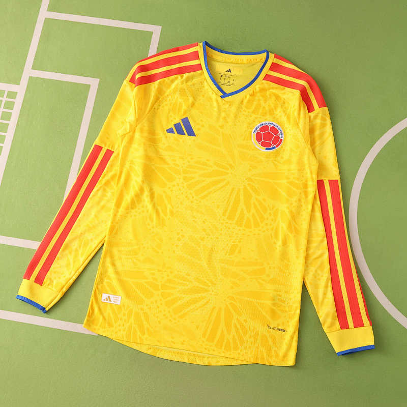 Fifa World Cup Colombia Home Long Sleeve Player Version