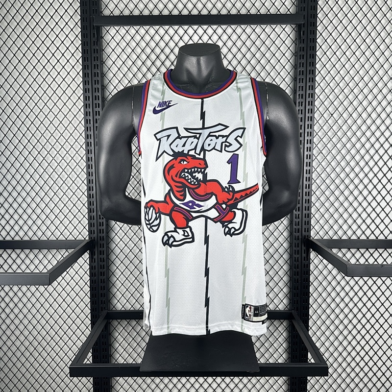 25-26 Nba Toronto Raptors Retro White 1-McGRADY