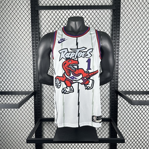 25-26 Nba Toronto Raptors Retro White 1-McGRADY
