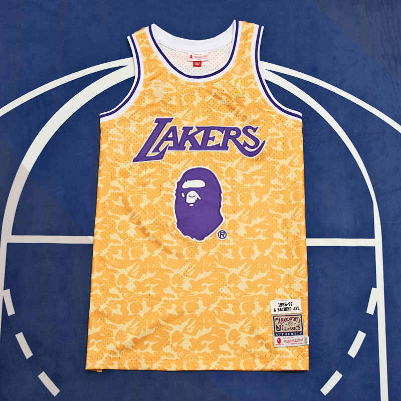 Nba Bape X Mitchell L.A. Lakers 93 Bape