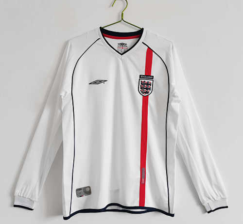 England Home Long Sleeved Retro Fan Version
