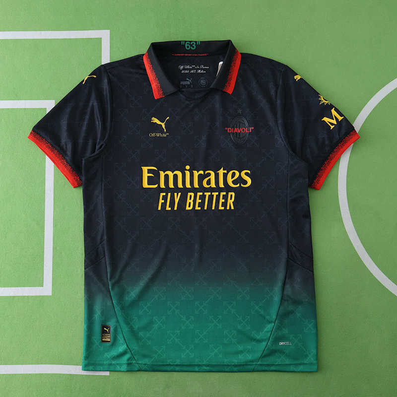 A.C. Milan X Off-White Fan Version