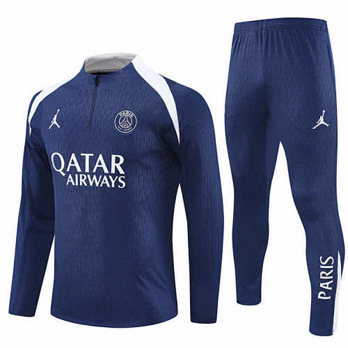 Paris Saint-Germain F.C. Half Zip Training Suit Set