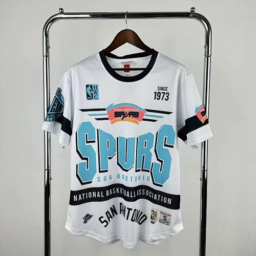25-26 Nba San Antonio Spurs Retro Short Sleeved Shirt