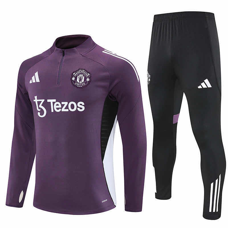 Manchester United F.C. Half Zip Training Suit Set
