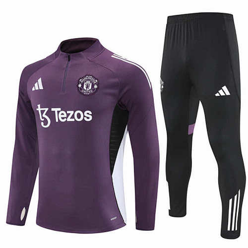 Manchester United F.C. Half Zip Training Suit Set