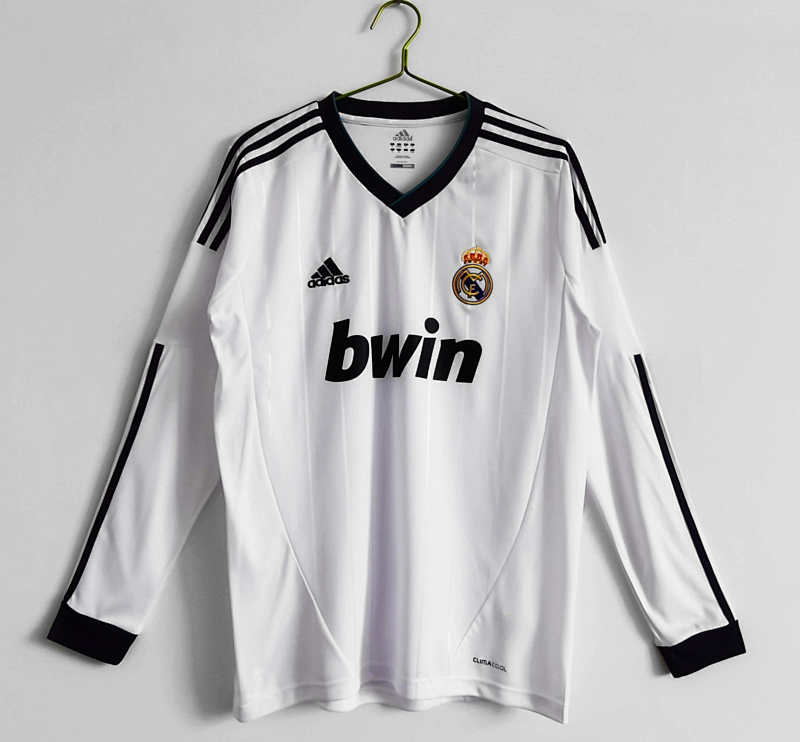 Real Madrid Home Long Sleeved Retro Fan Version