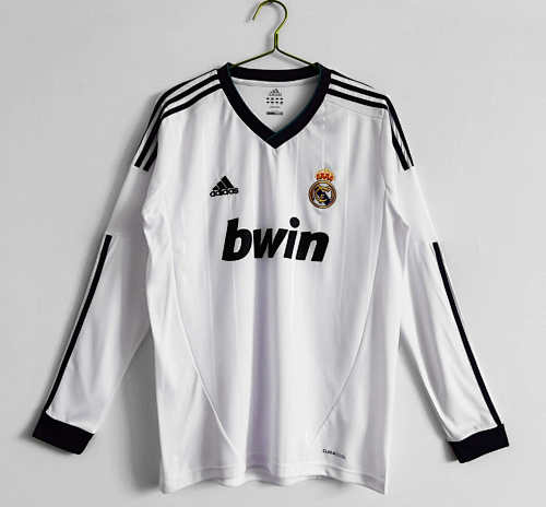 Real Madrid Home Long Sleeved Retro Fan Version