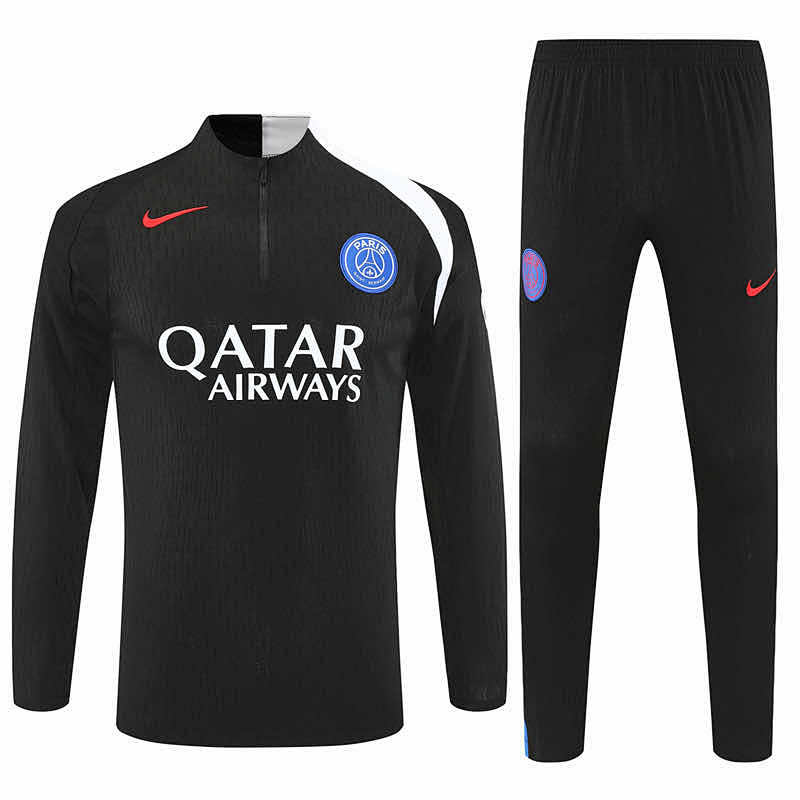Paris Saint-Germain F.C. Half Zip Training Suit Set