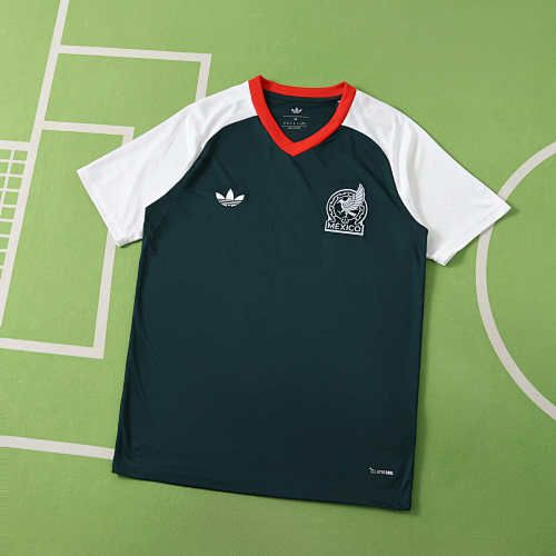 Fifa World Cup Mexico Green Training Shirt Fan Version