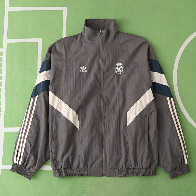 Real Madrid CF Coffee Color Windbreaker