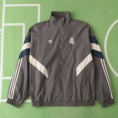 Real Madrid CF Coffee Color Windbreaker