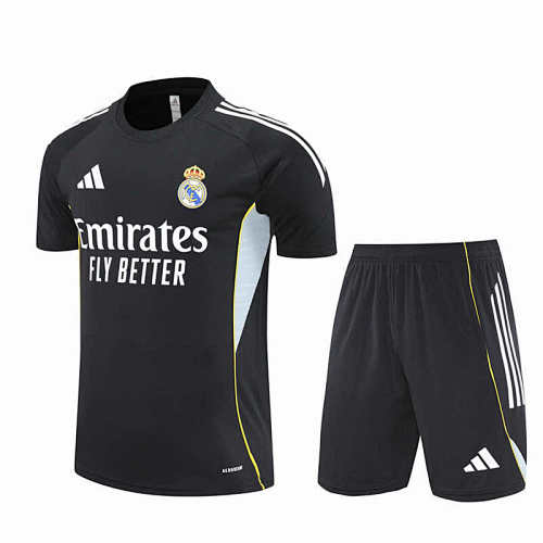 Real Madrid CF Training Clothes Suit Short Sleeve Fan Version