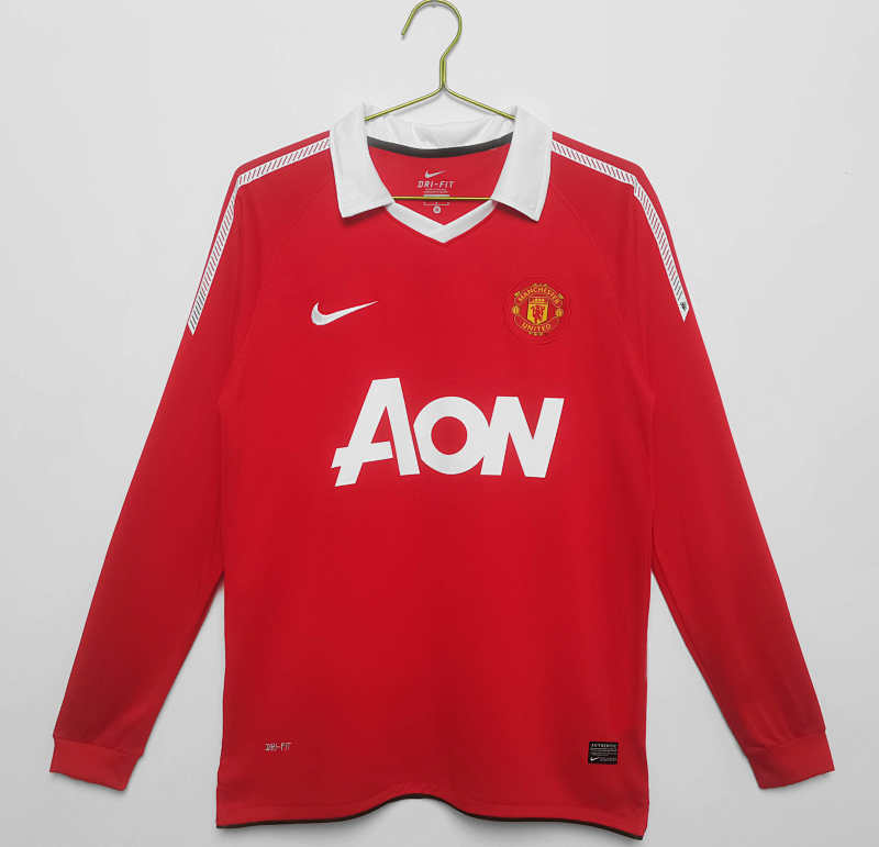Manchester United Home Long Sleeved Retro Fan Version