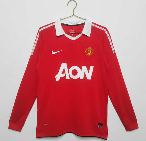 Manchester United Home Long Sleeved Retro Fan Version