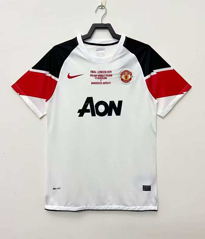Manchester United Away Champions League Retro Fan Version