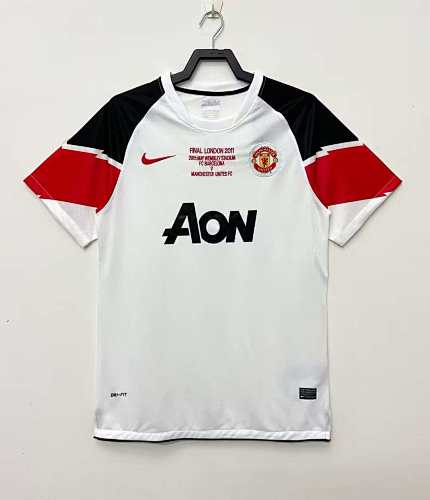 Manchester United Away Champions League Retro Fan Version