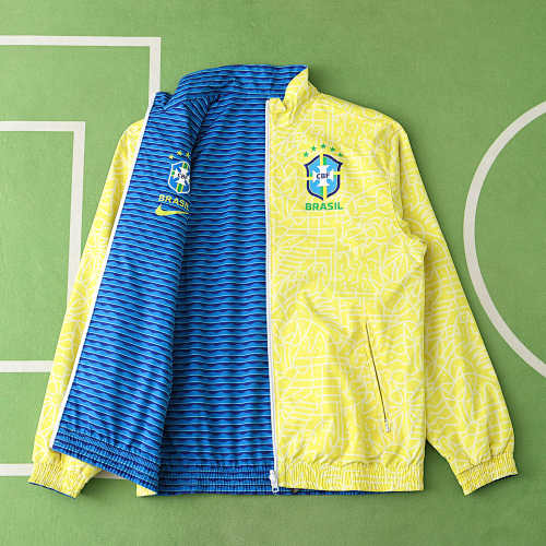 Brazil Wear On Both Sides Windbreaker
