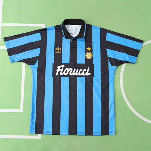 92-93 Season F.C. Internazionale Milano Home Retro Fan Version