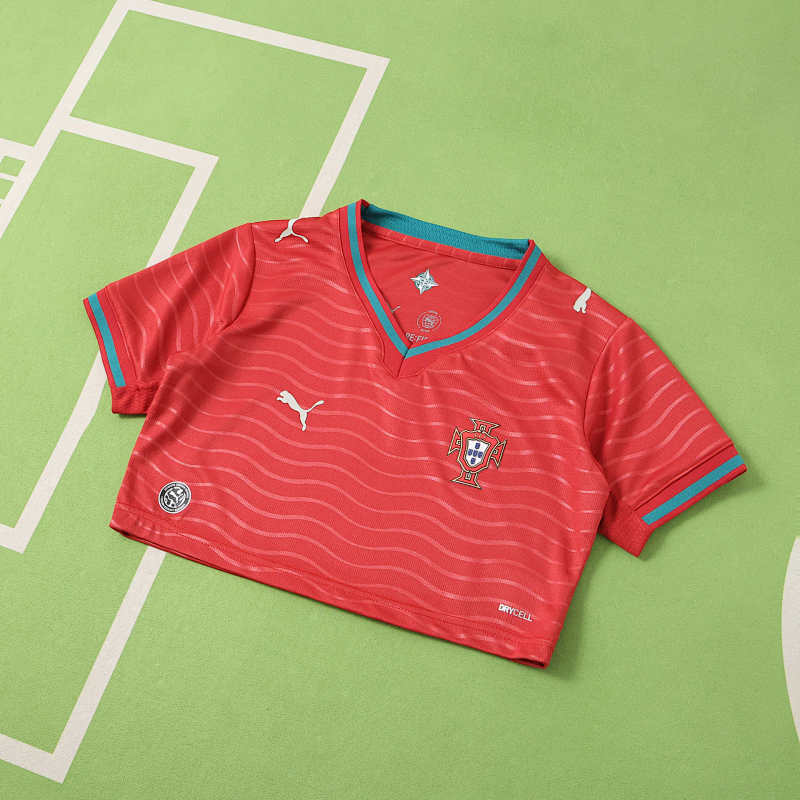 Fifa World Cup Portugal Home Cropped Jersey