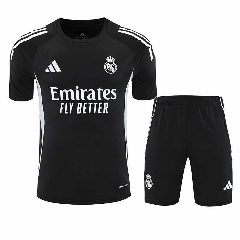 Real Madrid CF Training Clothes Suit Short Sleeve Fan Version