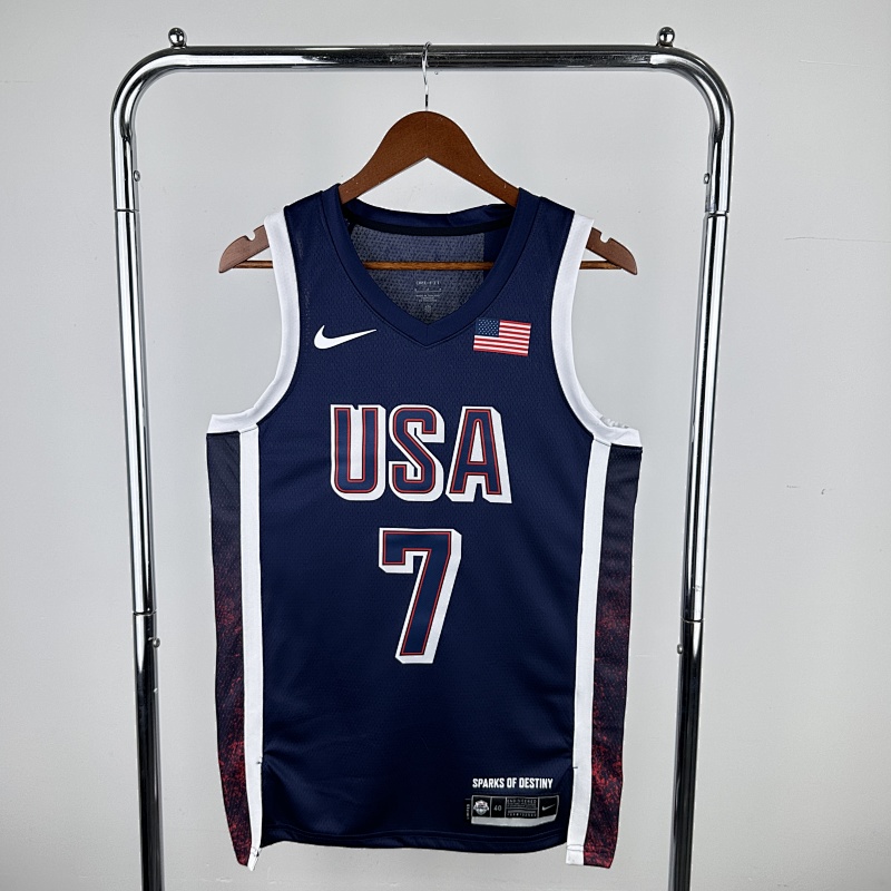 USA National Team Dark Blue 7 Durant