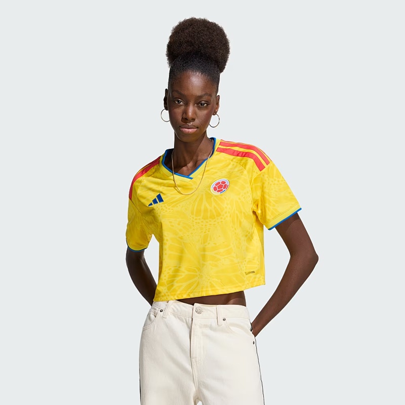Fifa World Cup Colombia Home Cropped Jersey