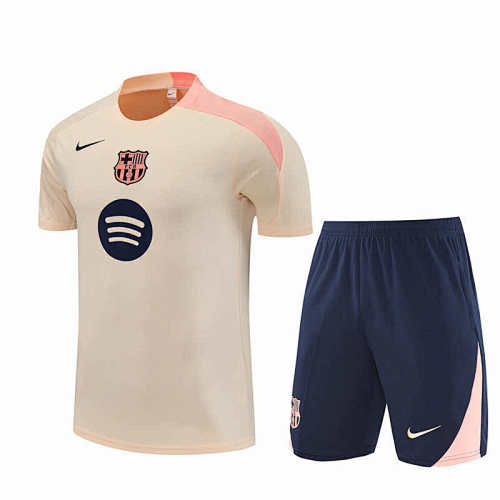 FC Barcelona Barça Training Clothes Suit Short Sleeve Fan Version