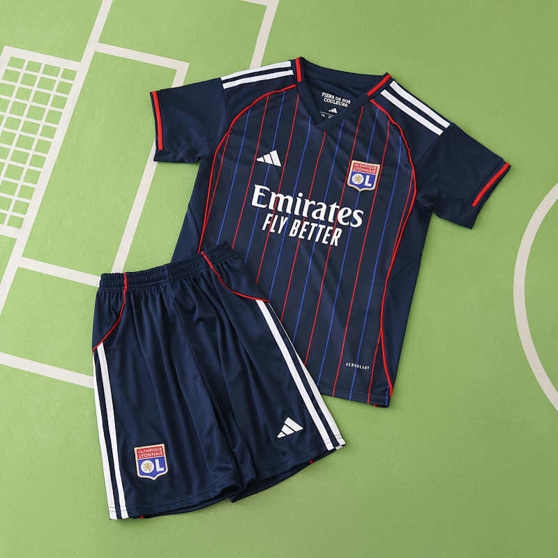 Olympique Lyonnais Away Kids Kit