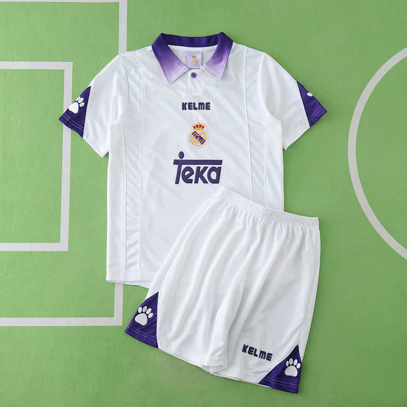 Real Madrid Home Retro Kids Kit