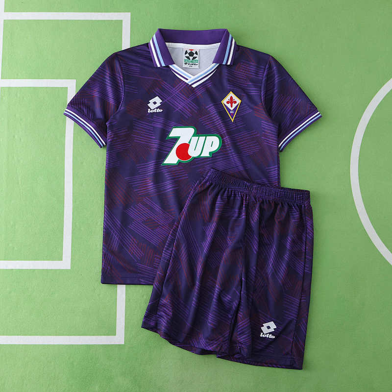 Acf Fiorentina Home Retro Kids Kit