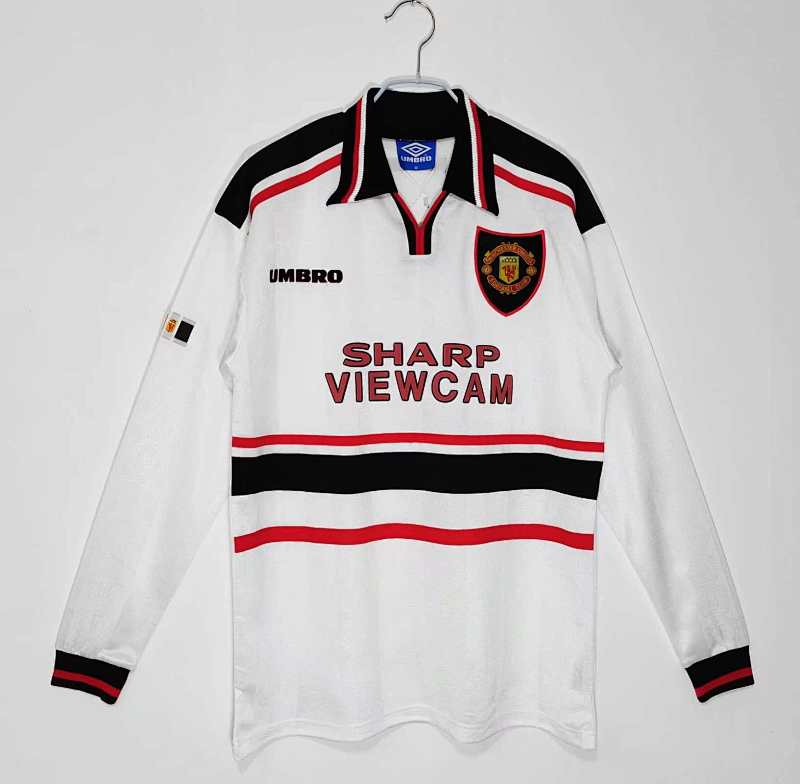 Manchester United Away Long Sleeve Retro Fan Version