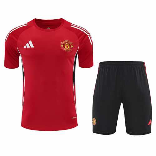Manchester United F.C. Training Clothes Suit Short Sleeve Fan Version