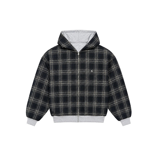Vrk Reversible Plaid Zip-Hoodie V2